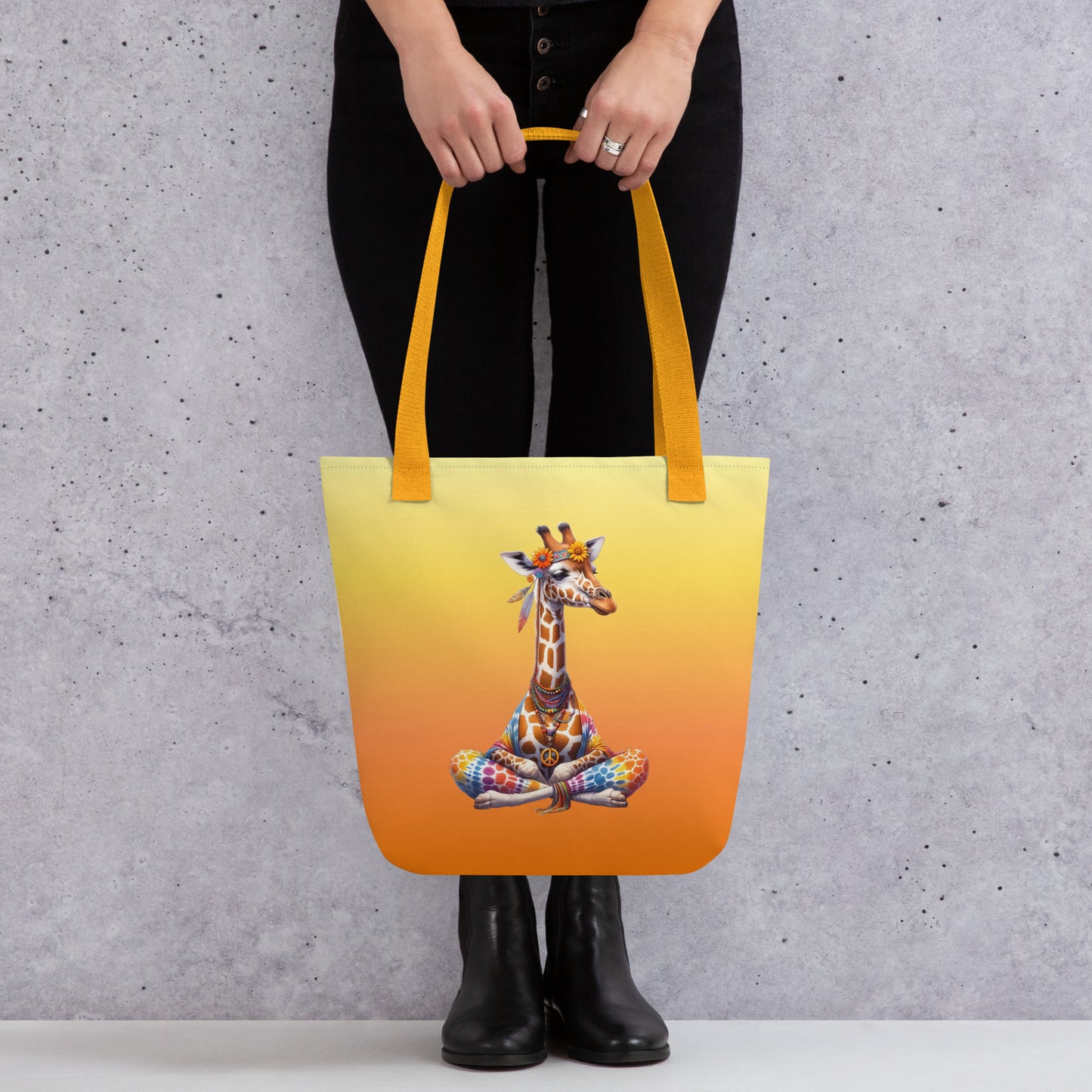 Mellow Giraffe Tote Bag
