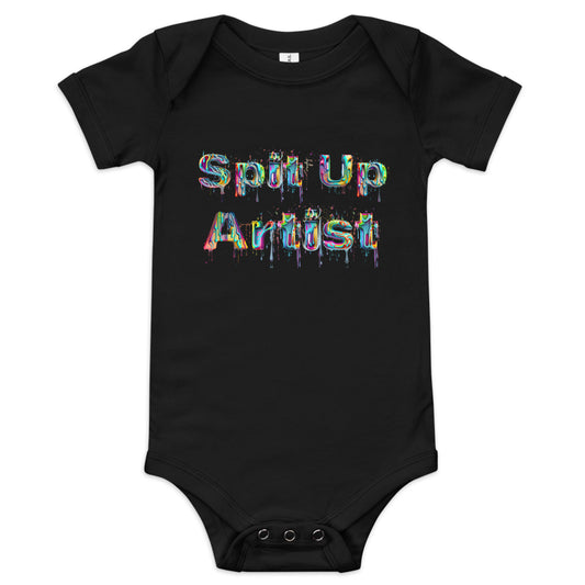 Spit Up Artist Baby Short Sleeve Bodysuit