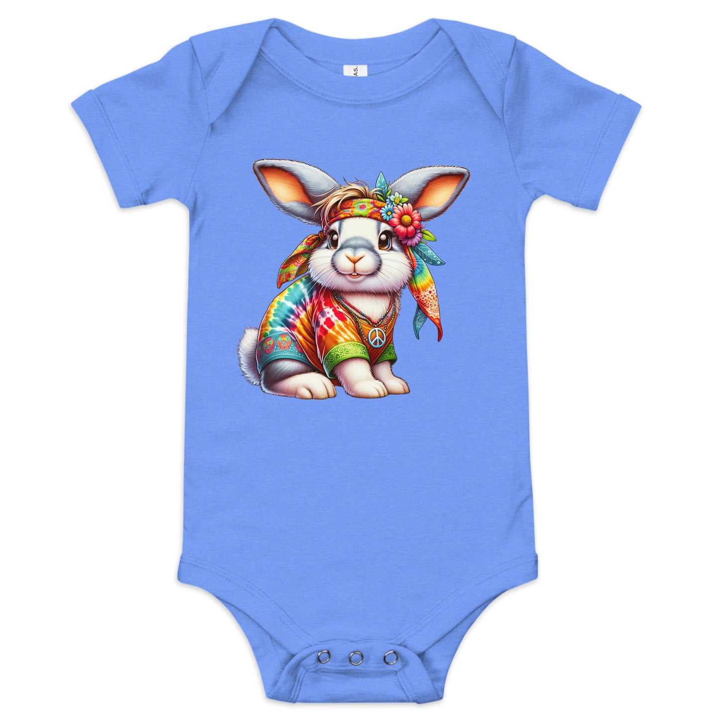 Hippie Rabbit Baby Bodysuit