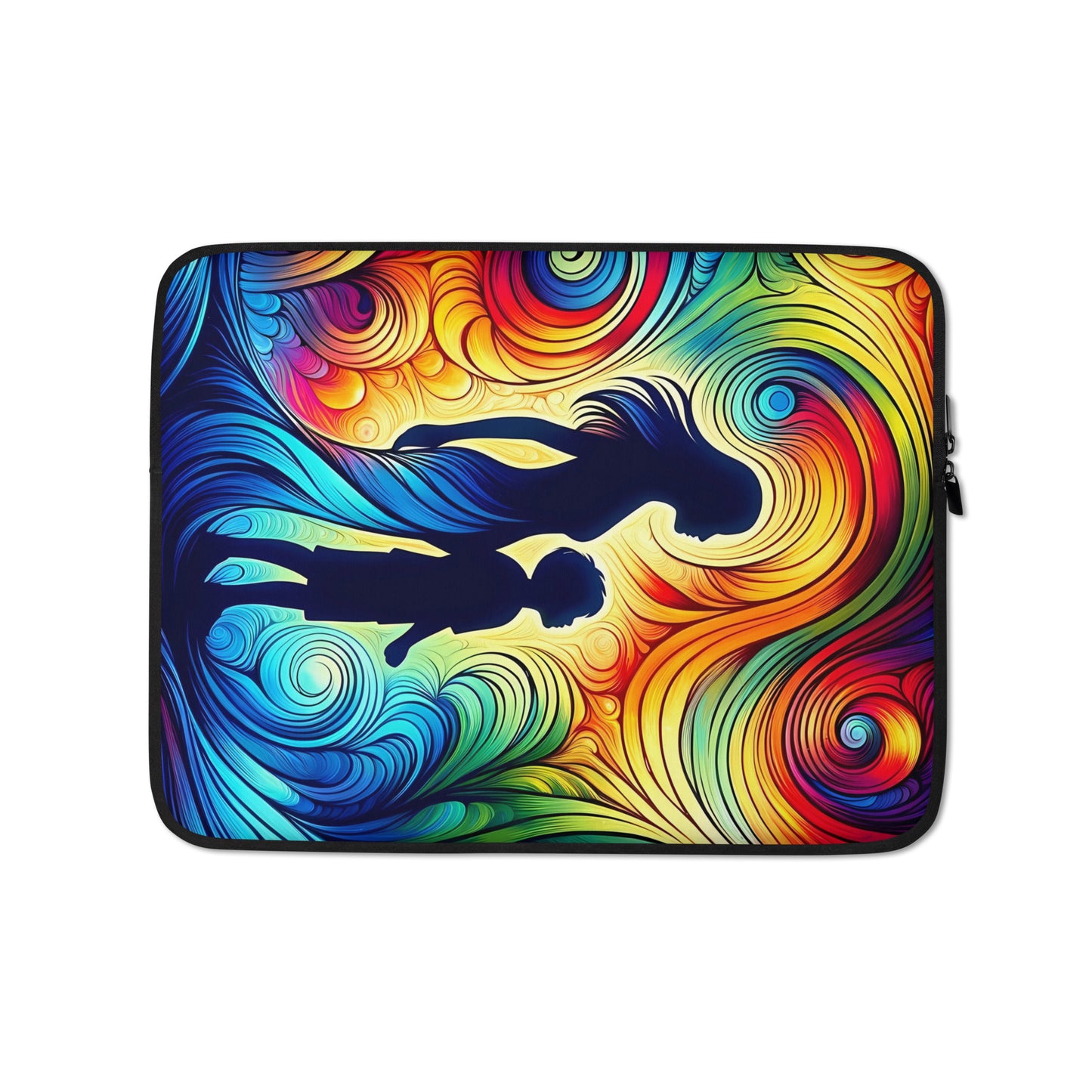 Mother & Son Silhouette Laptop Sleeve
