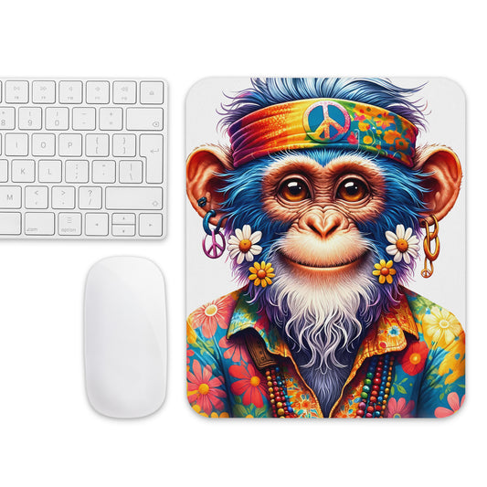 Handsome Monkey Mouse Pad