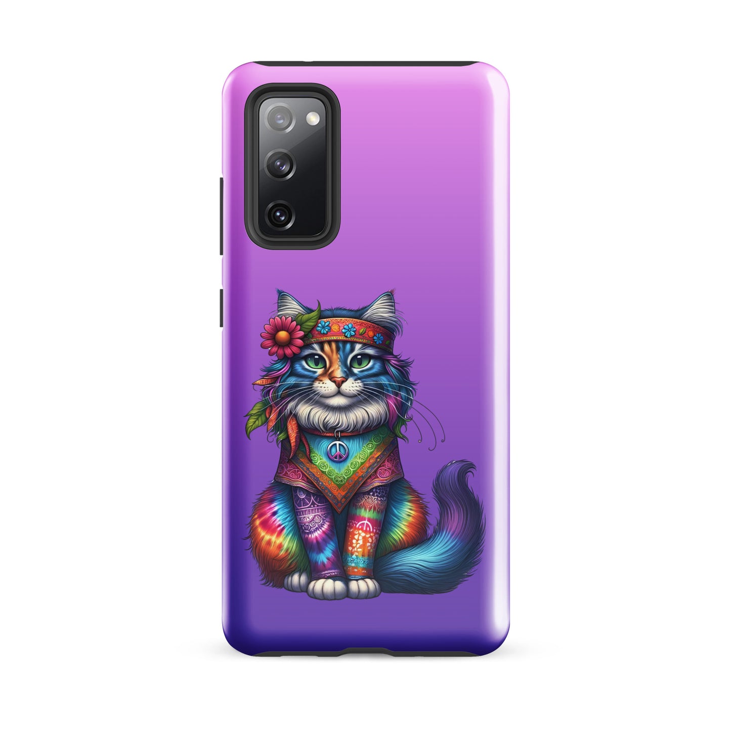 Zen Hippie Cat Samsung Case