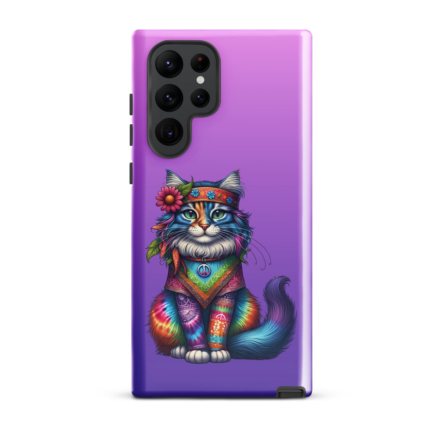 Zen Hippie Cat Samsung Case
