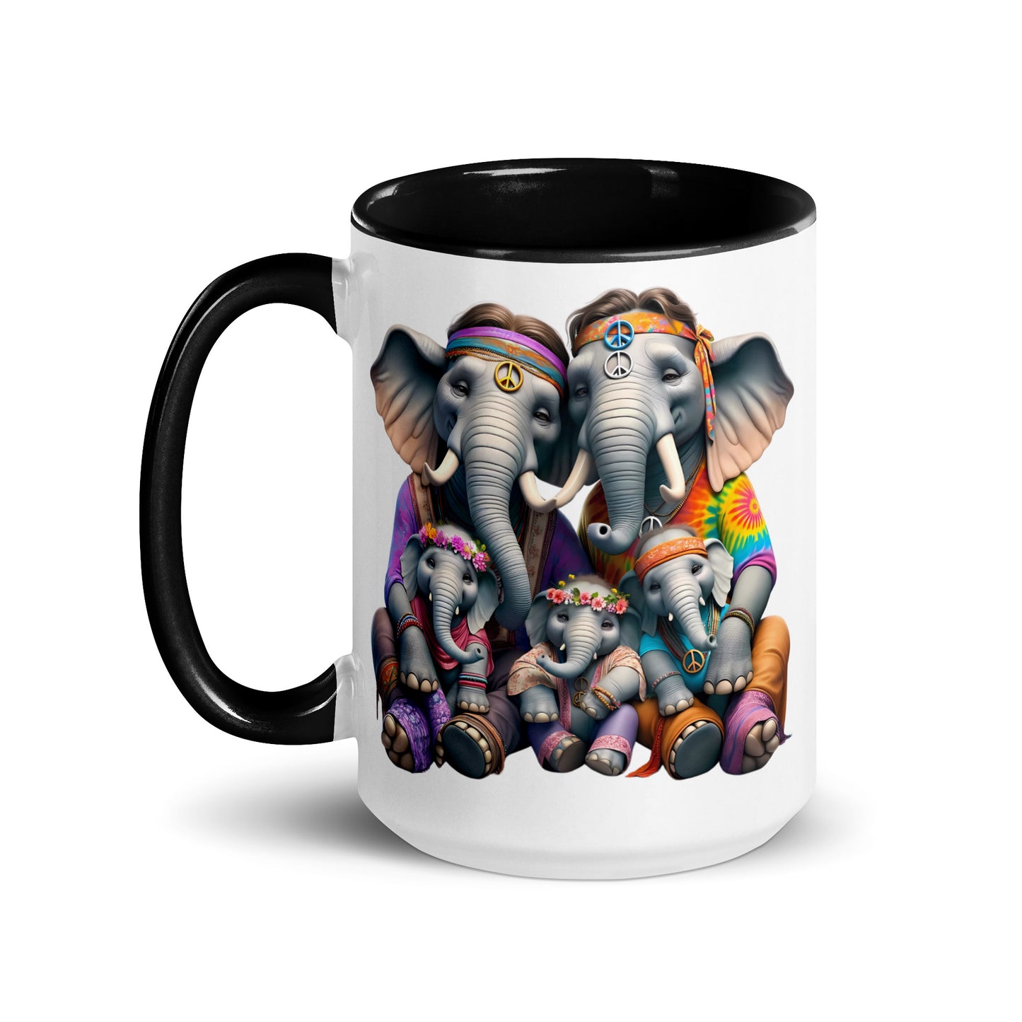 Hippie Elephant Clan Mug