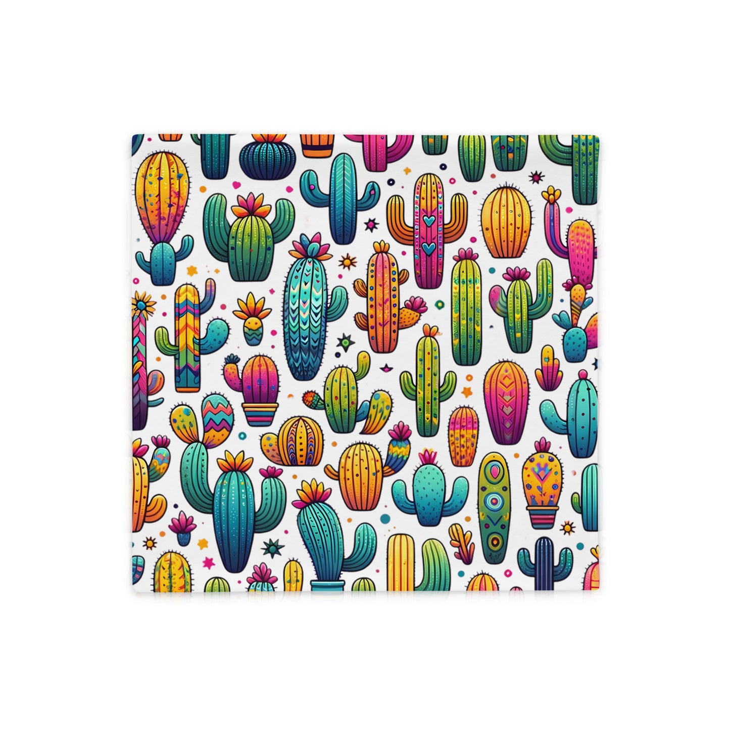 Boho Cactuses Pillow Cover