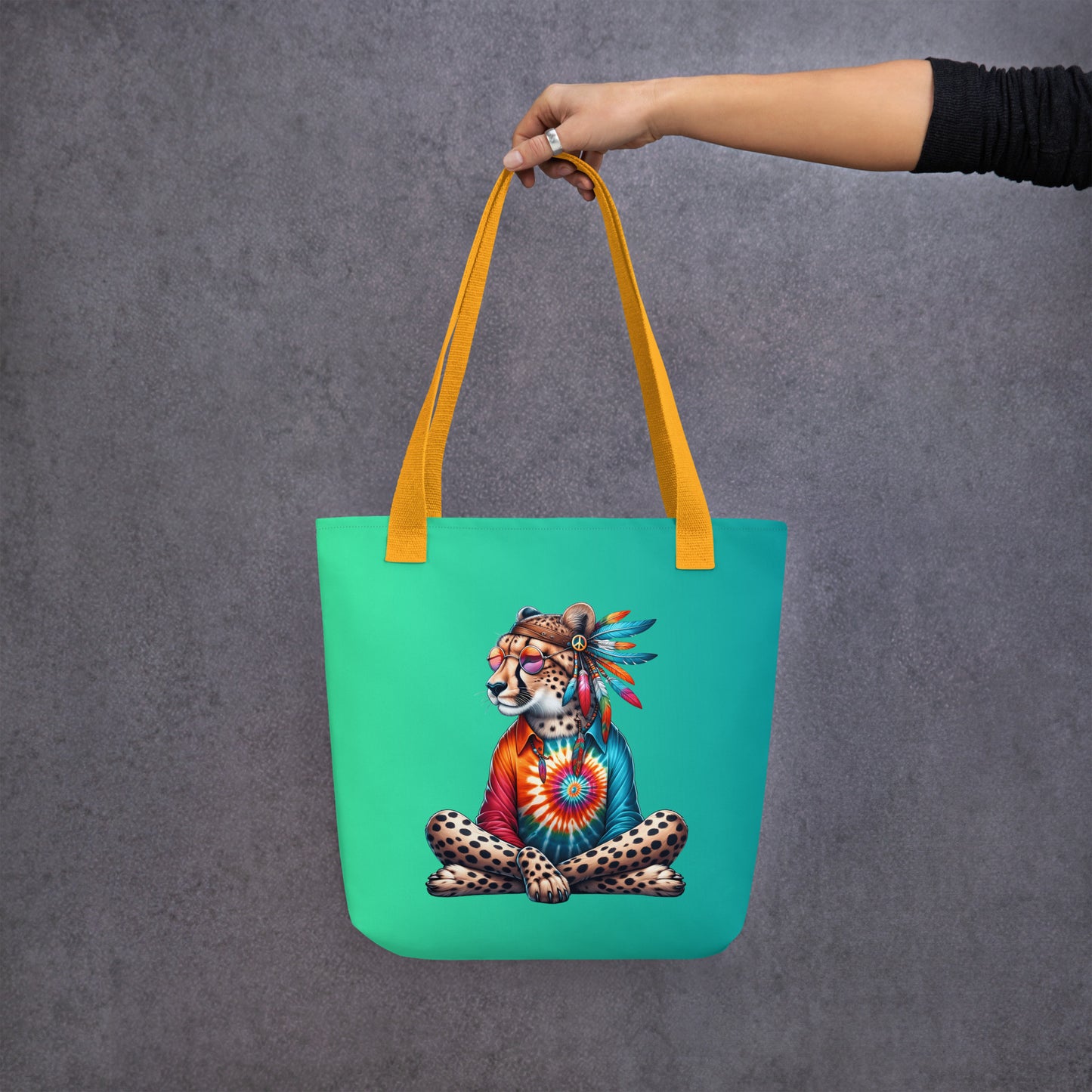 Bohemian Panther Tote Bag