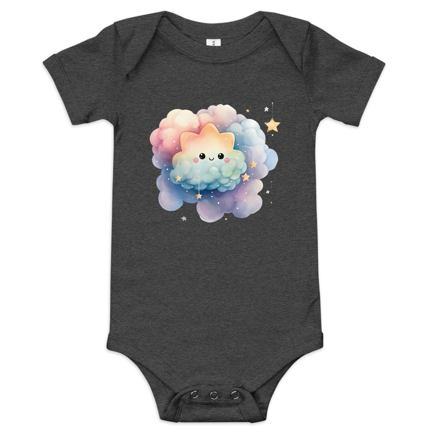 Colorful Clouds Baby Bodysuit