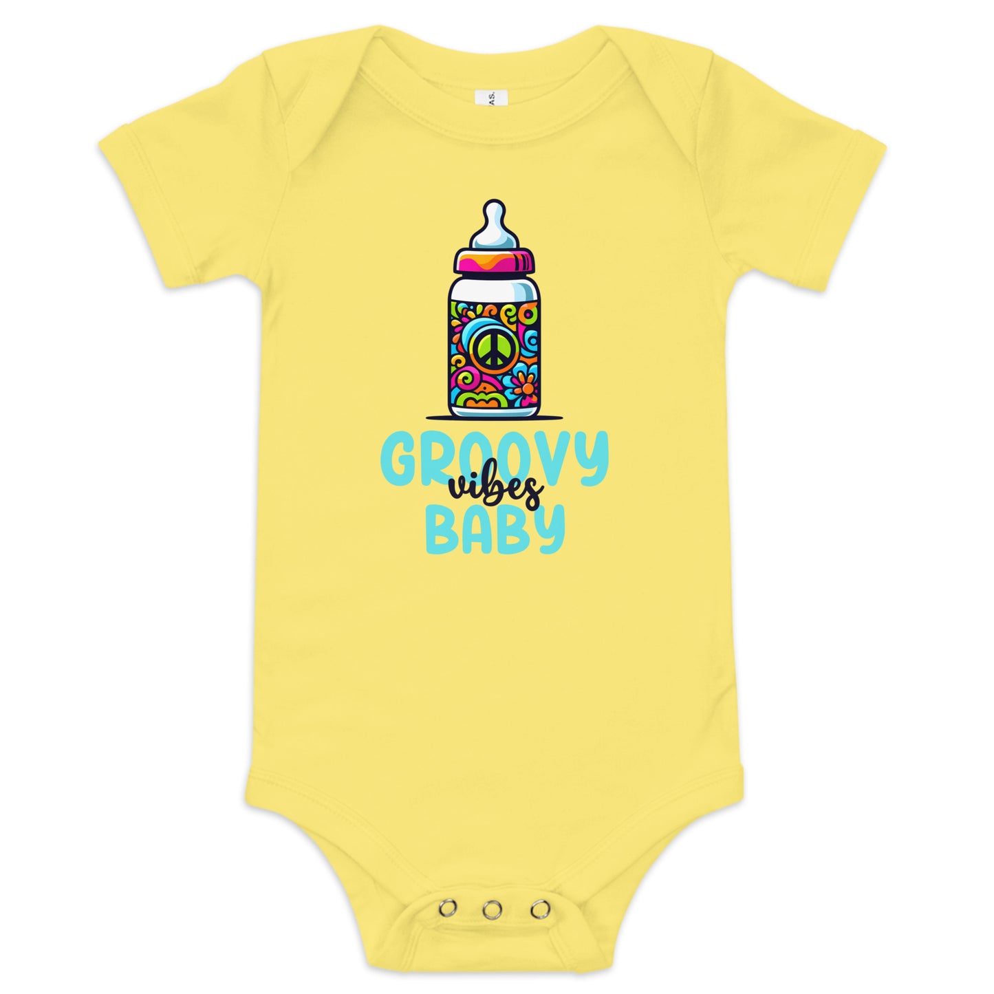 Groovy Baby Vibes Baby Bodysuit