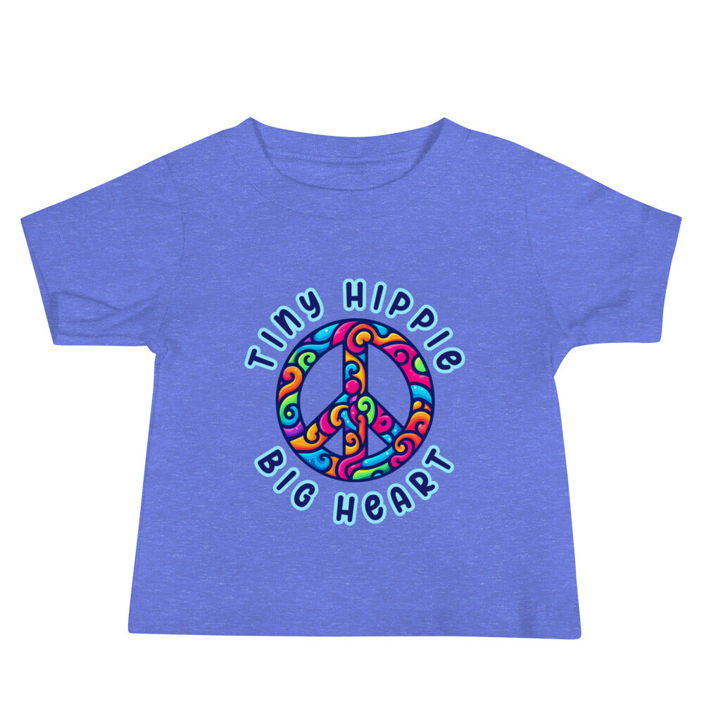 Tiny Hippie, Big Heart Baby Tee