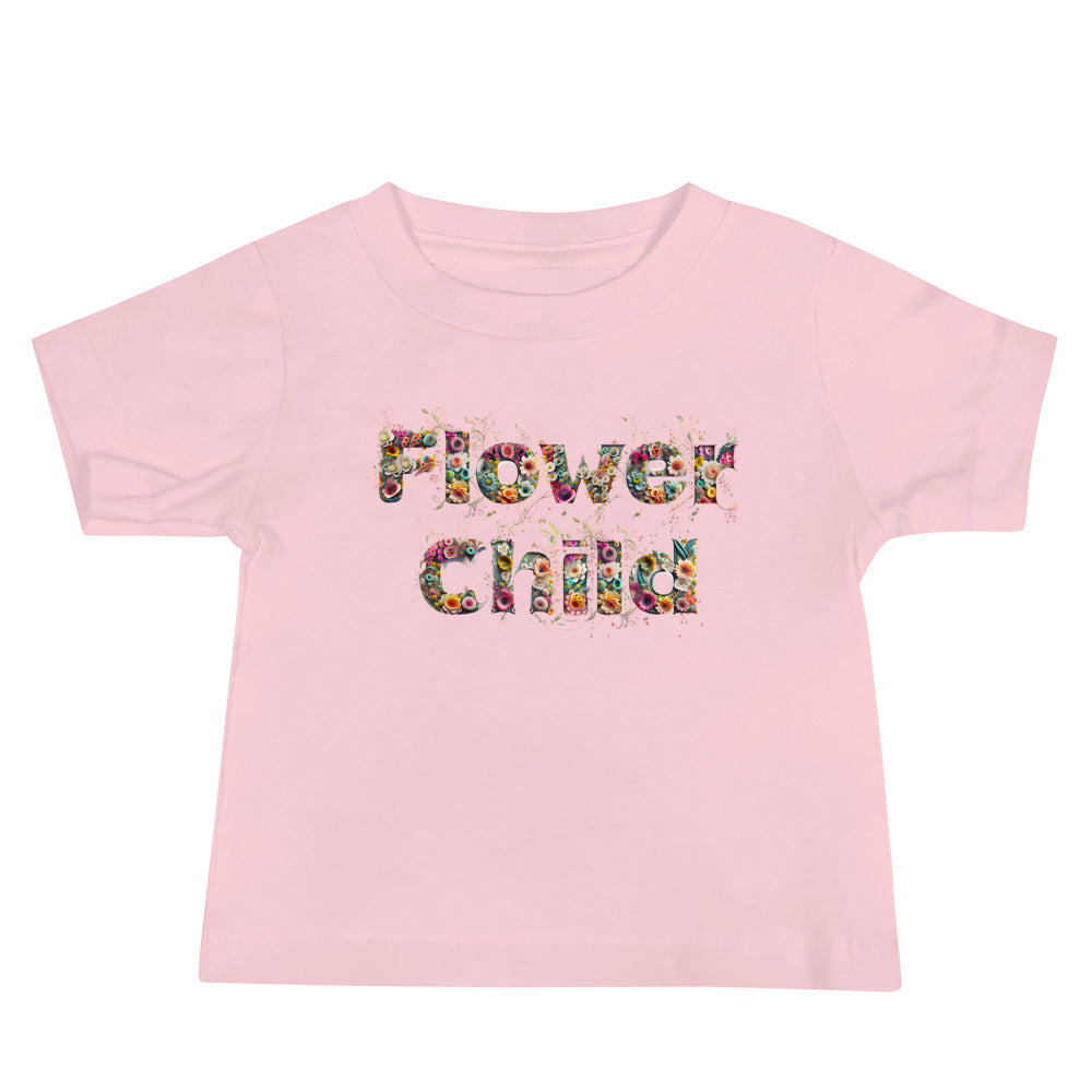 Flower Child Baby Short Sleeve T-shirt
