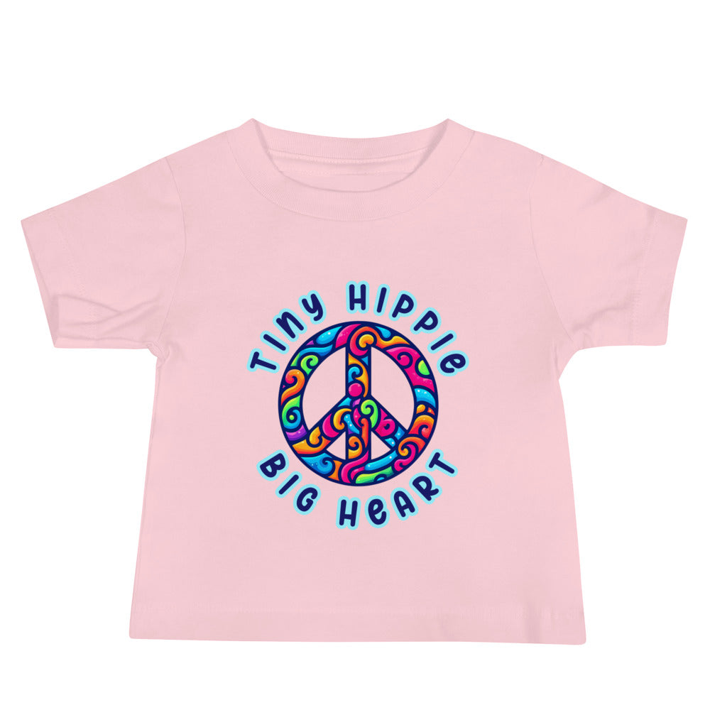 Tiny Hippie, Big Heart Baby Tee