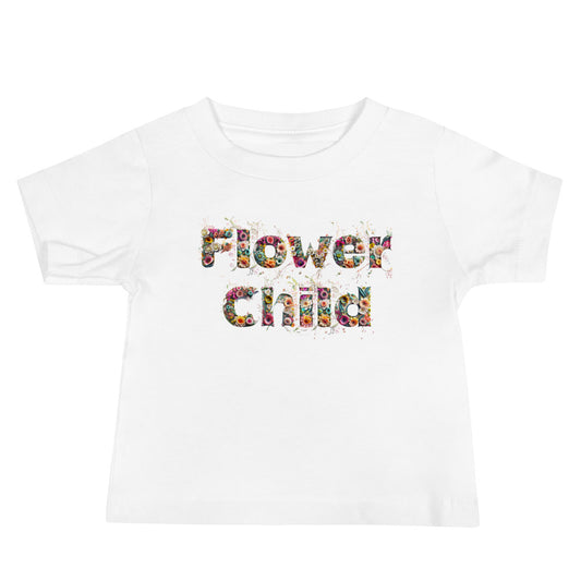 Flower Child Baby Short Sleeve T-shirt