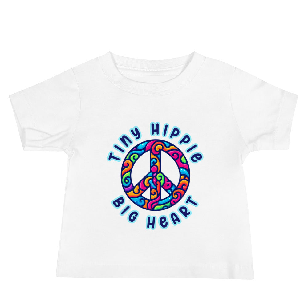 Tiny Hippie, Big Heart Baby Tee