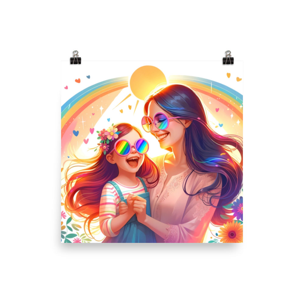 Mom & Daugher Poster