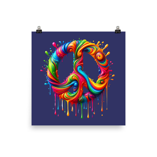 Colorful Peace Poster