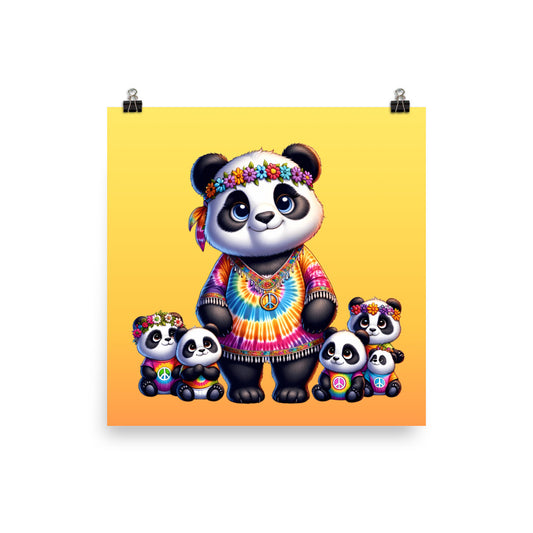 Peace Pandas Clan Poster