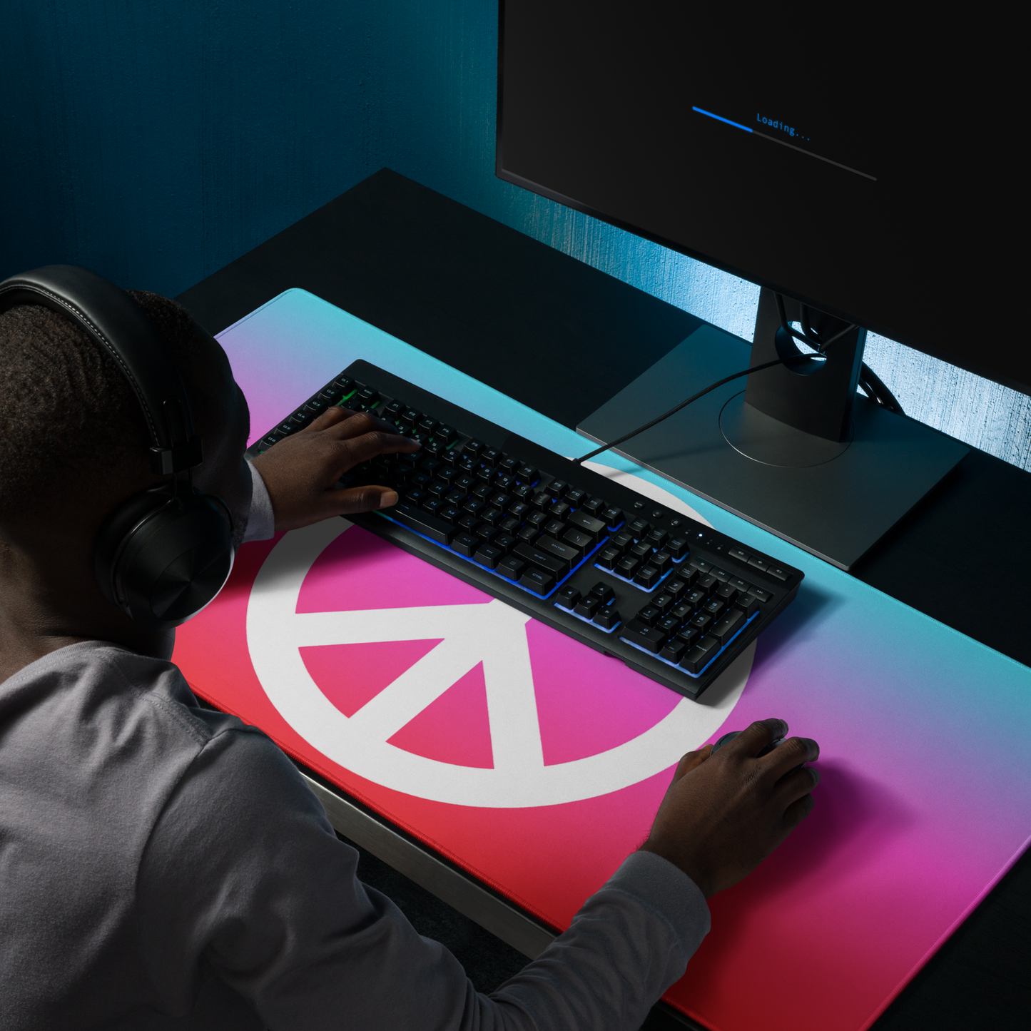 Rainbow Radiance Gaming Mouse Pad
