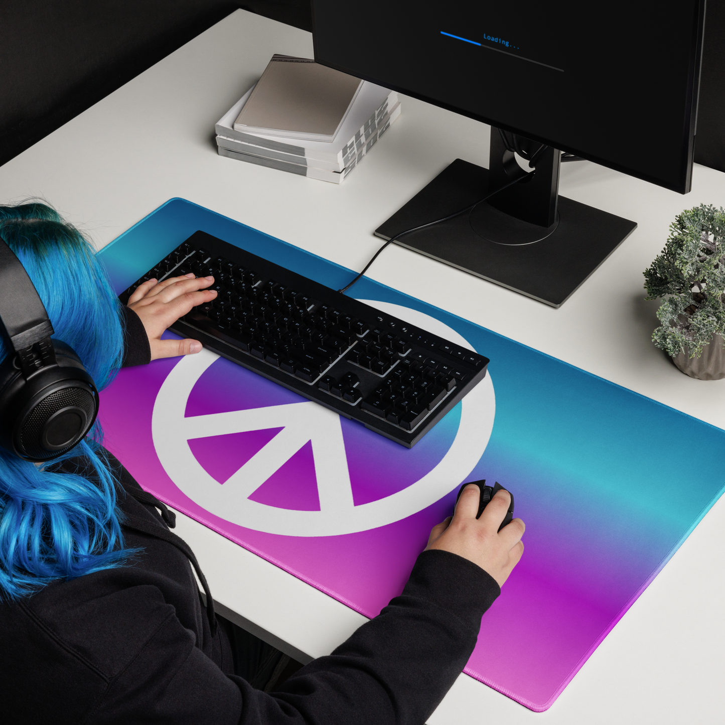 Blue-ming Peace Gaming Mouse Pad