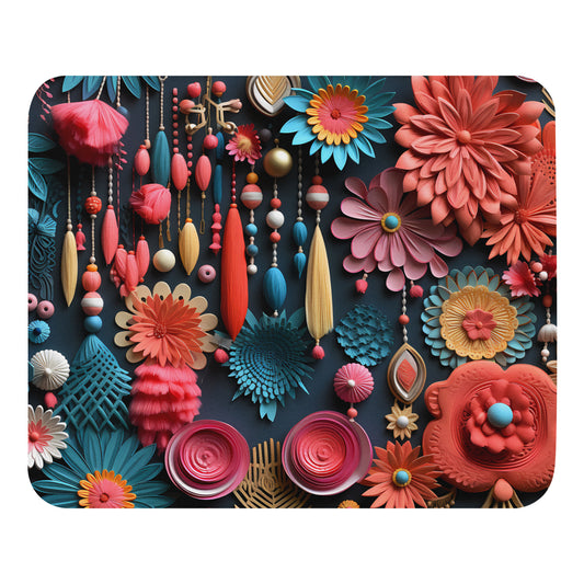 Flower Beads Mouse pad