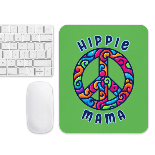 Peace & Hippie Mama Mouse Pad