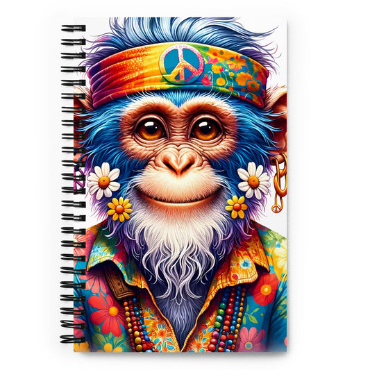 Handsome Monkey Spiral Notebook