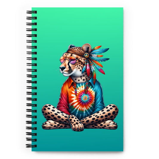 Bohemian Panther Spiral Notebook