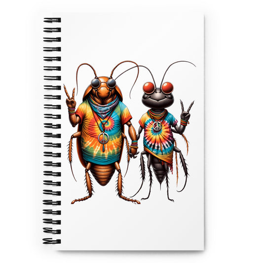 Roachy Rainbow & Anty Acid Spiral Notebook