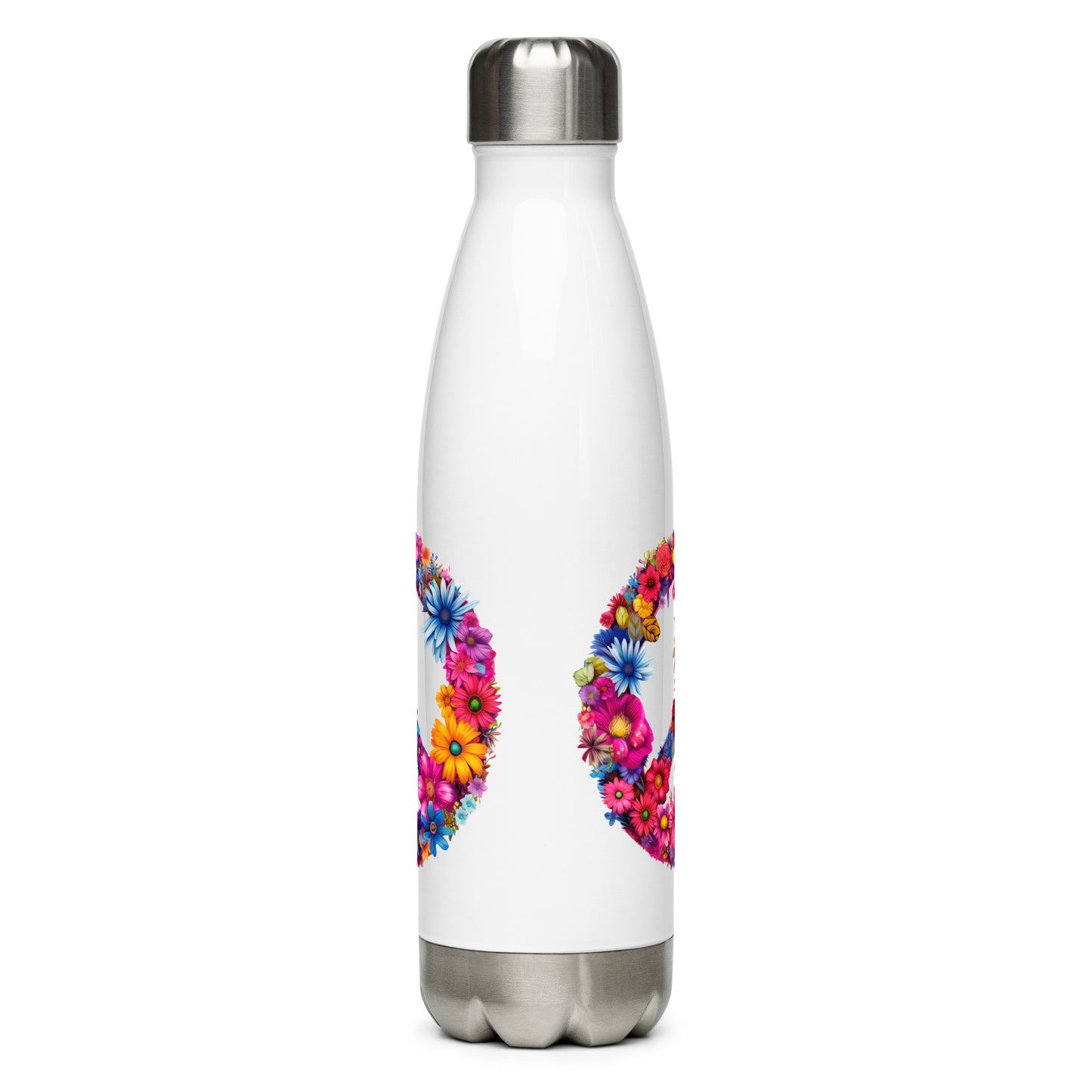 Peace Stainless Steel Water Bottle
