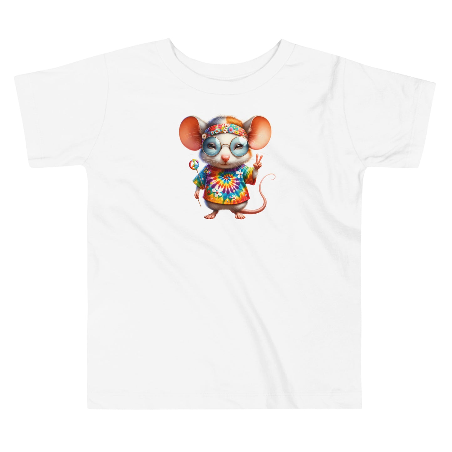 Funk-tastic Hippie Mouse Toddler Tee