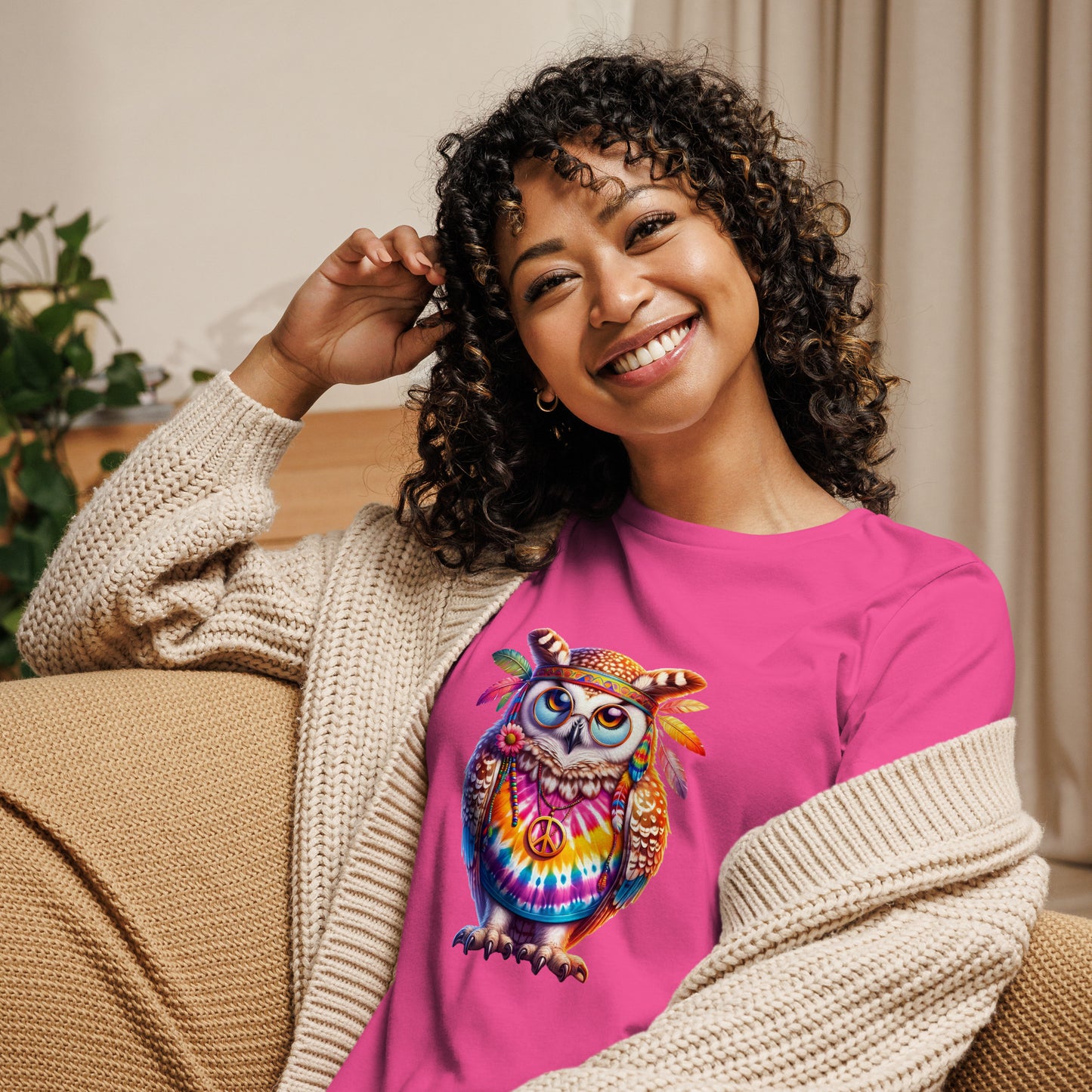 Whimsical Owl Women's T-Shirt