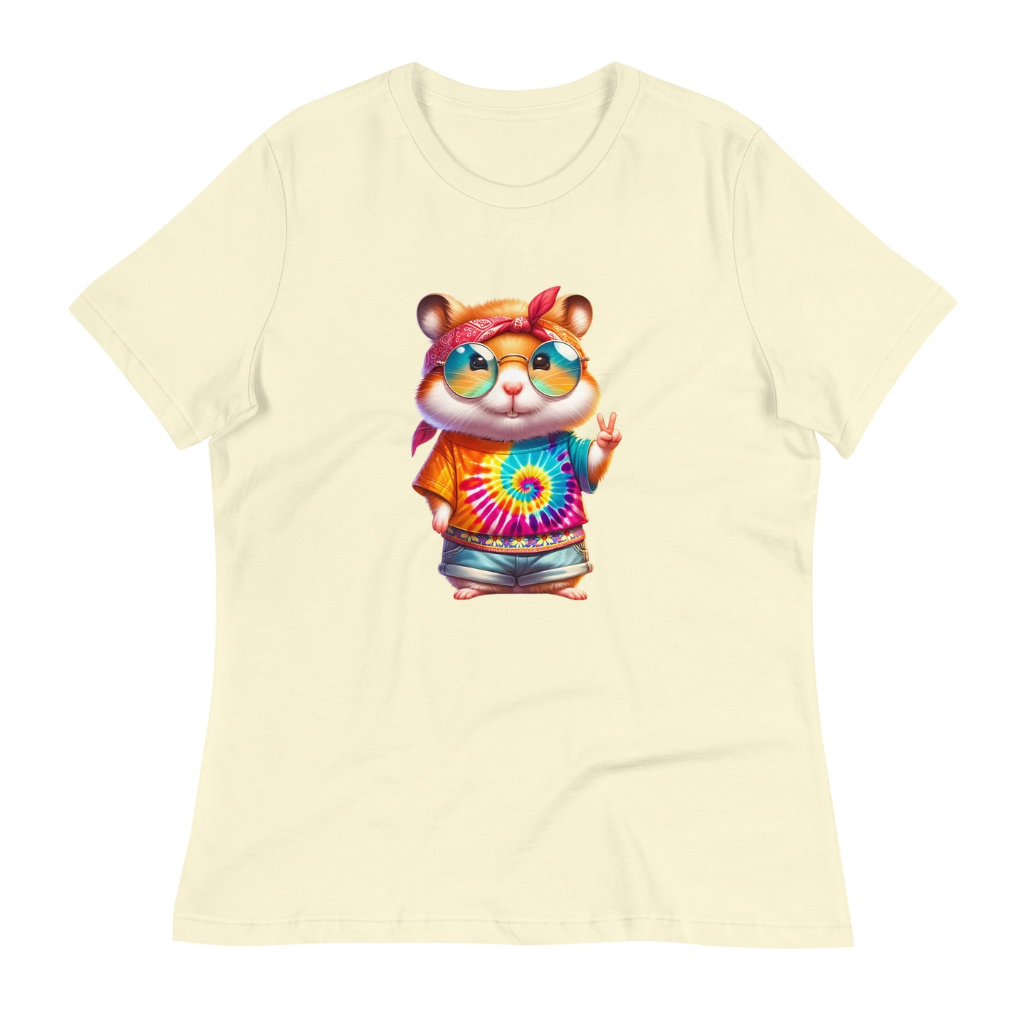 Flower Power Hamster Women's T-Shirt