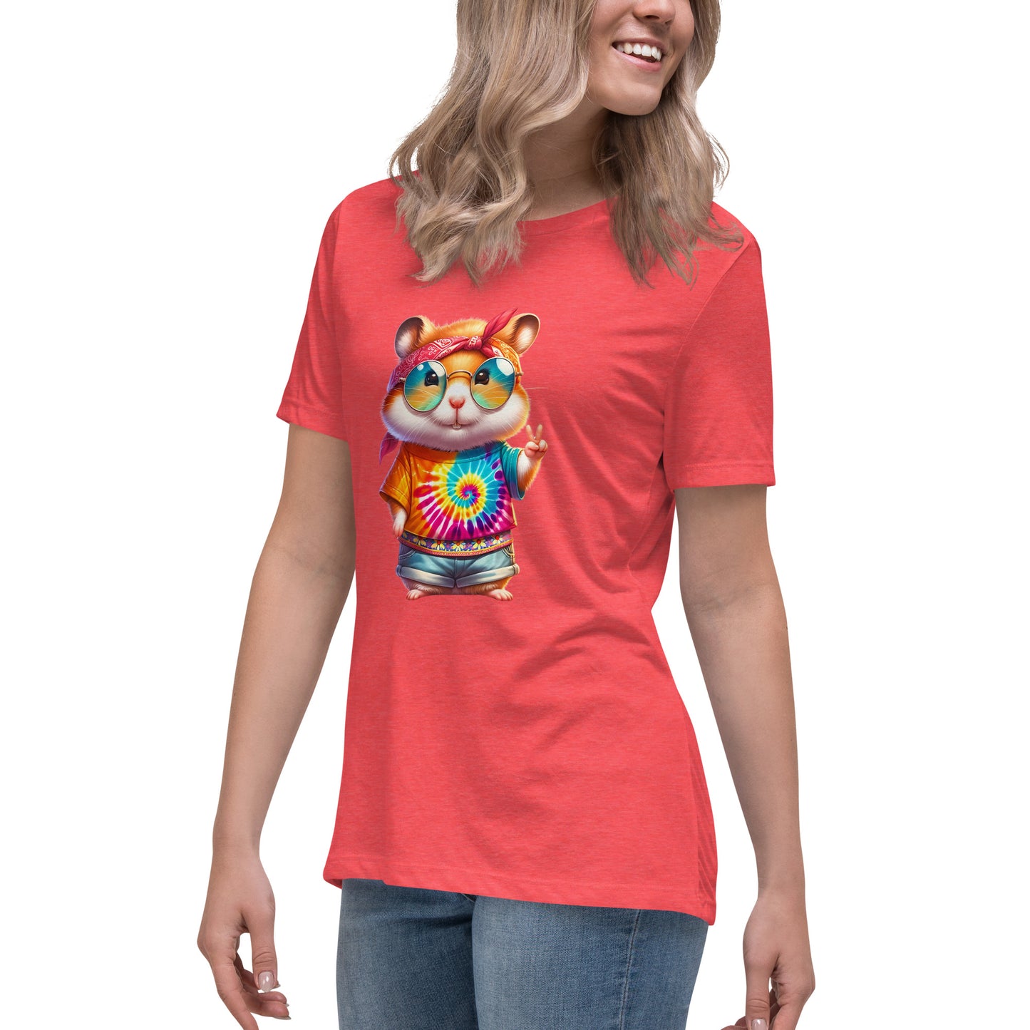 Flower Power Hamster Women's T-Shirt