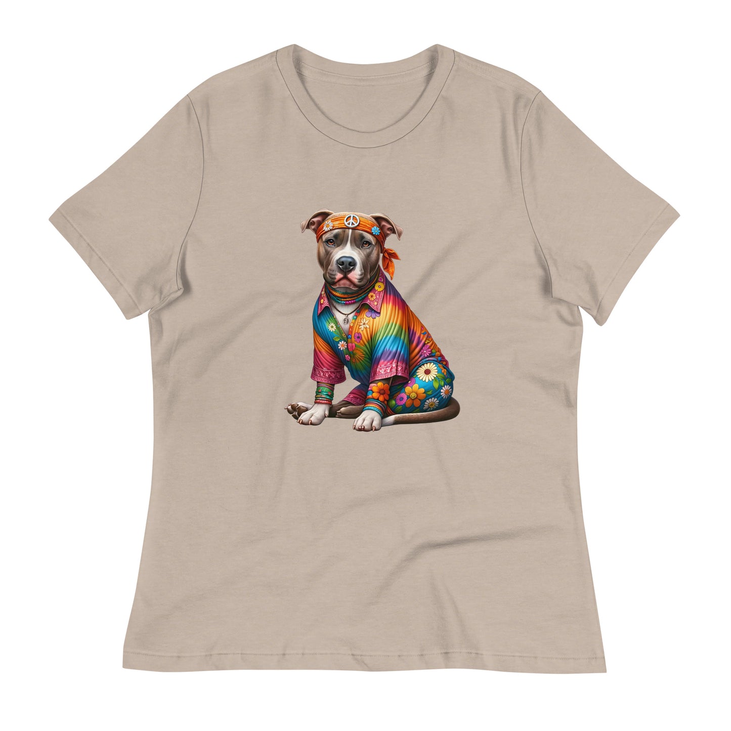 Hippie Pitbull Women's T-Shirt