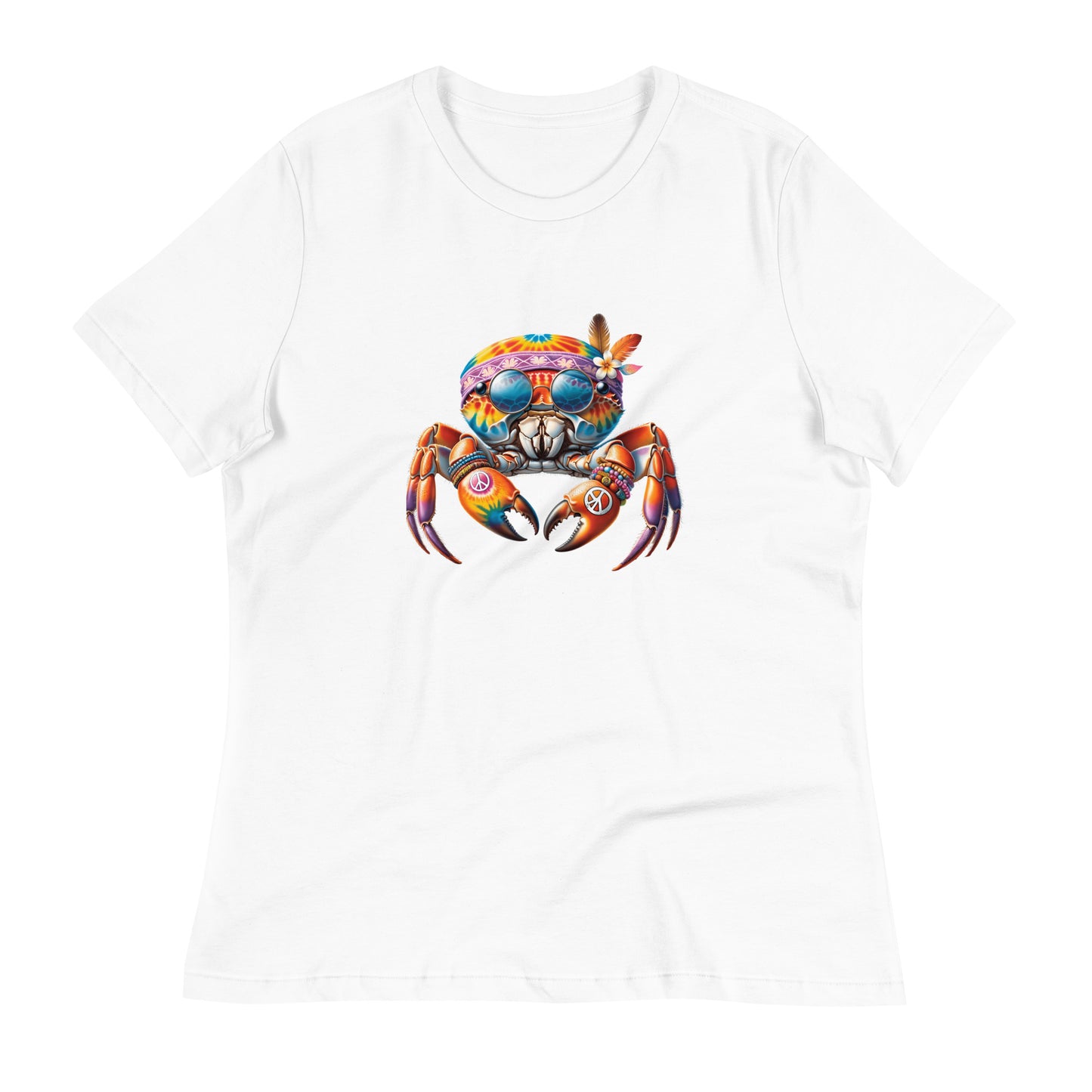 Cool Hippie Crab Women's T-Shirt