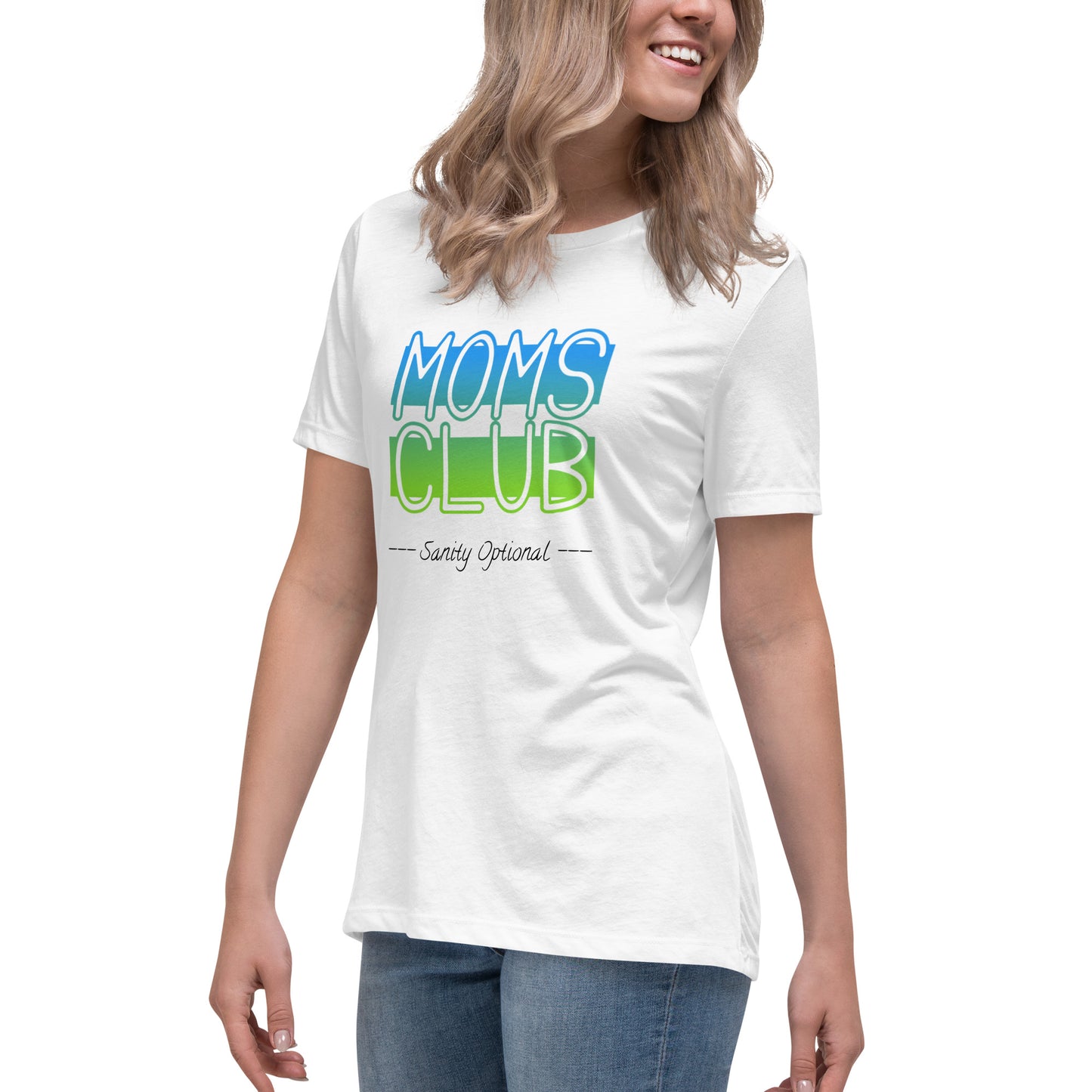 Moms Club Sanity Optional Women's T-Shirt (blue-green)