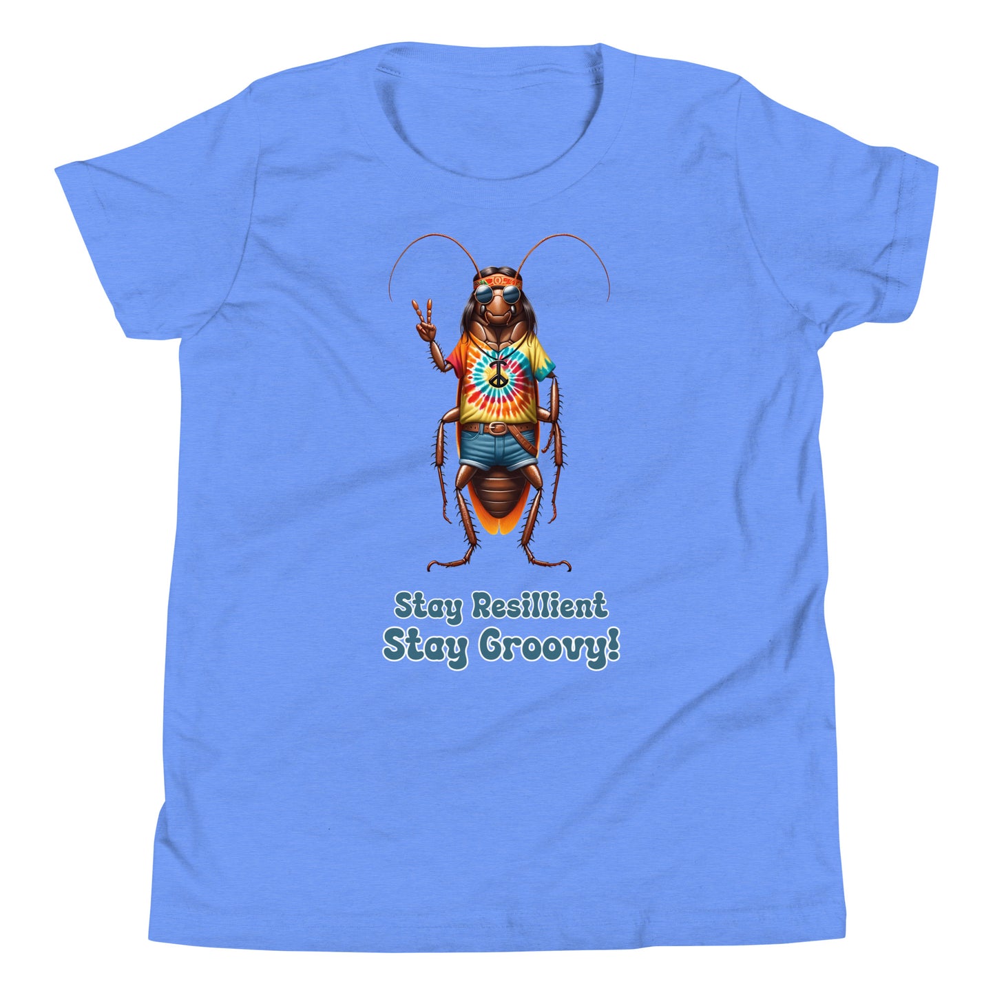 Funky Hippie Cockroach Youth T-Shirt