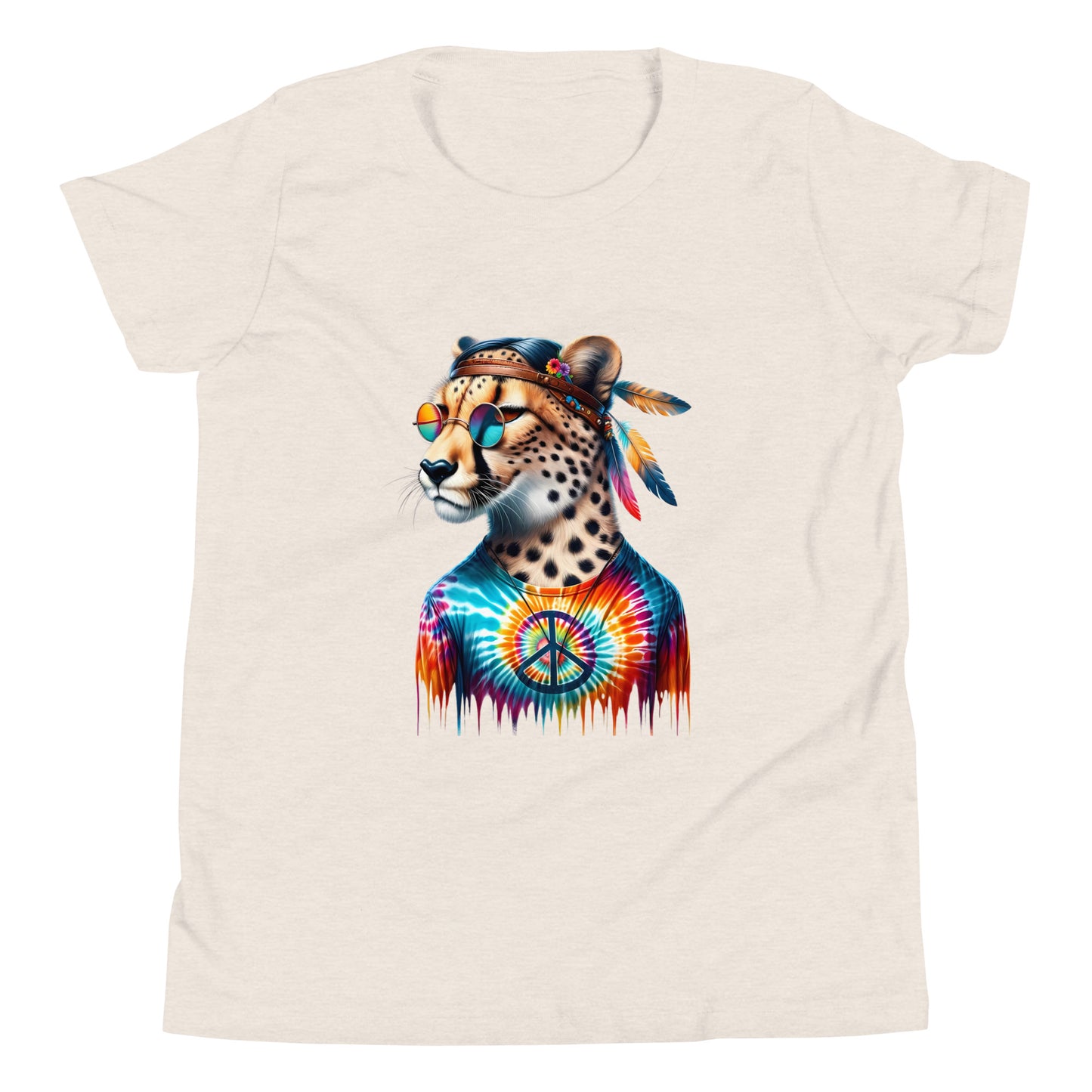 Cool Hippie Panther Youth T-Shirt