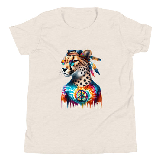 Cool Hippie Panther Youth T-Shirt