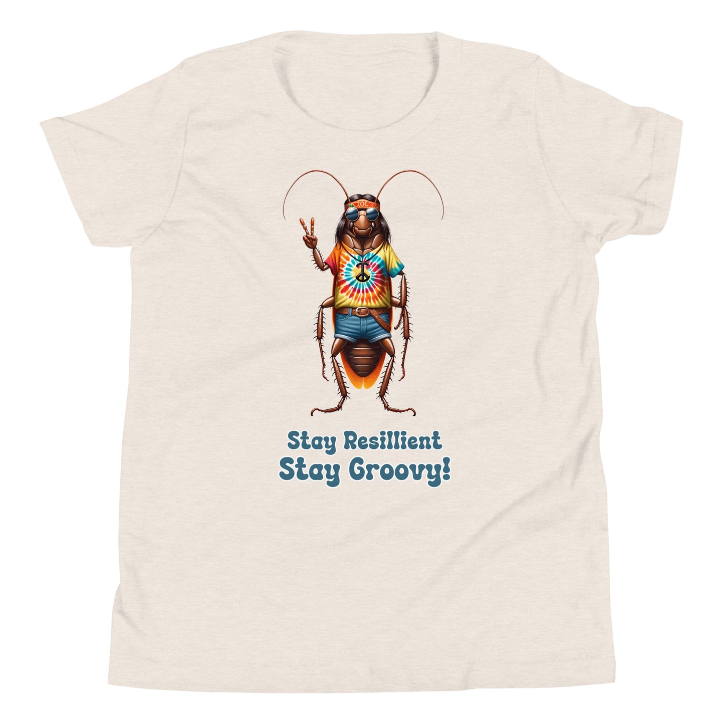 Funky Hippie Cockroach Youth T-Shirt