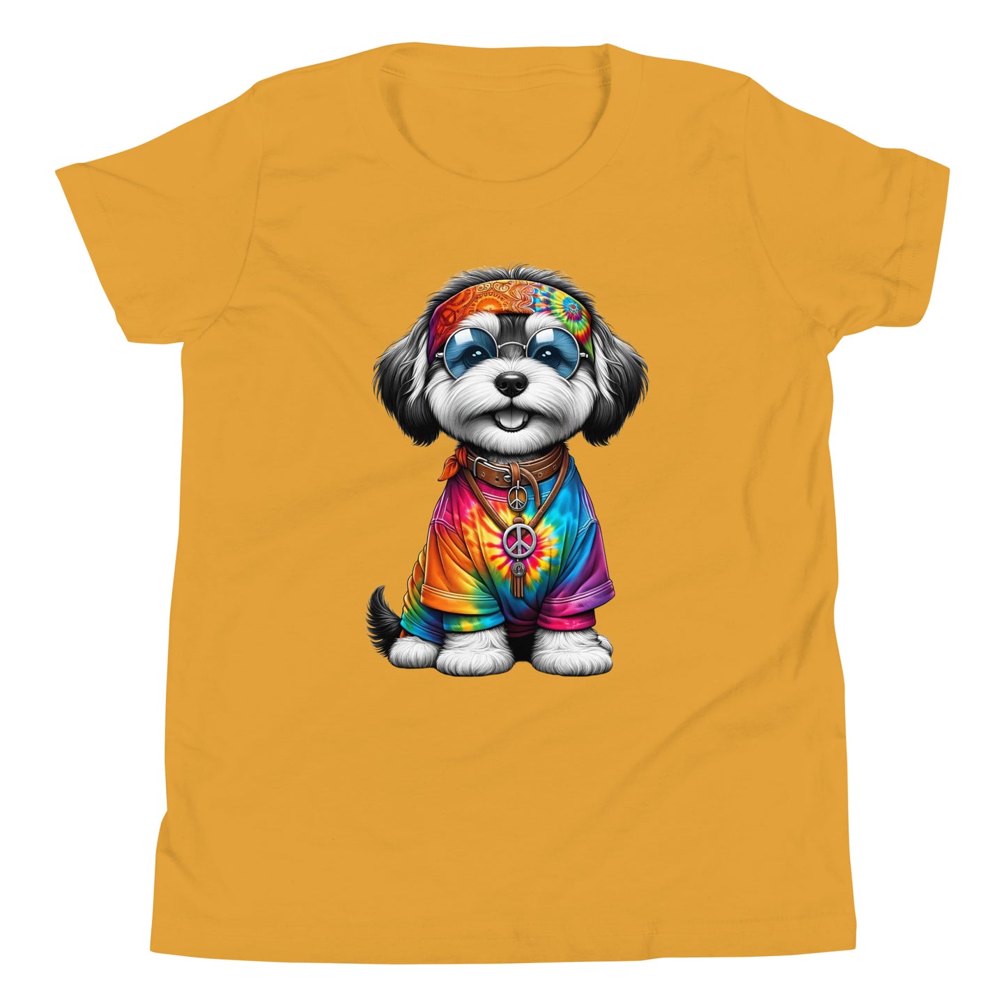 Psychedelic Pup Youth T-Shirt