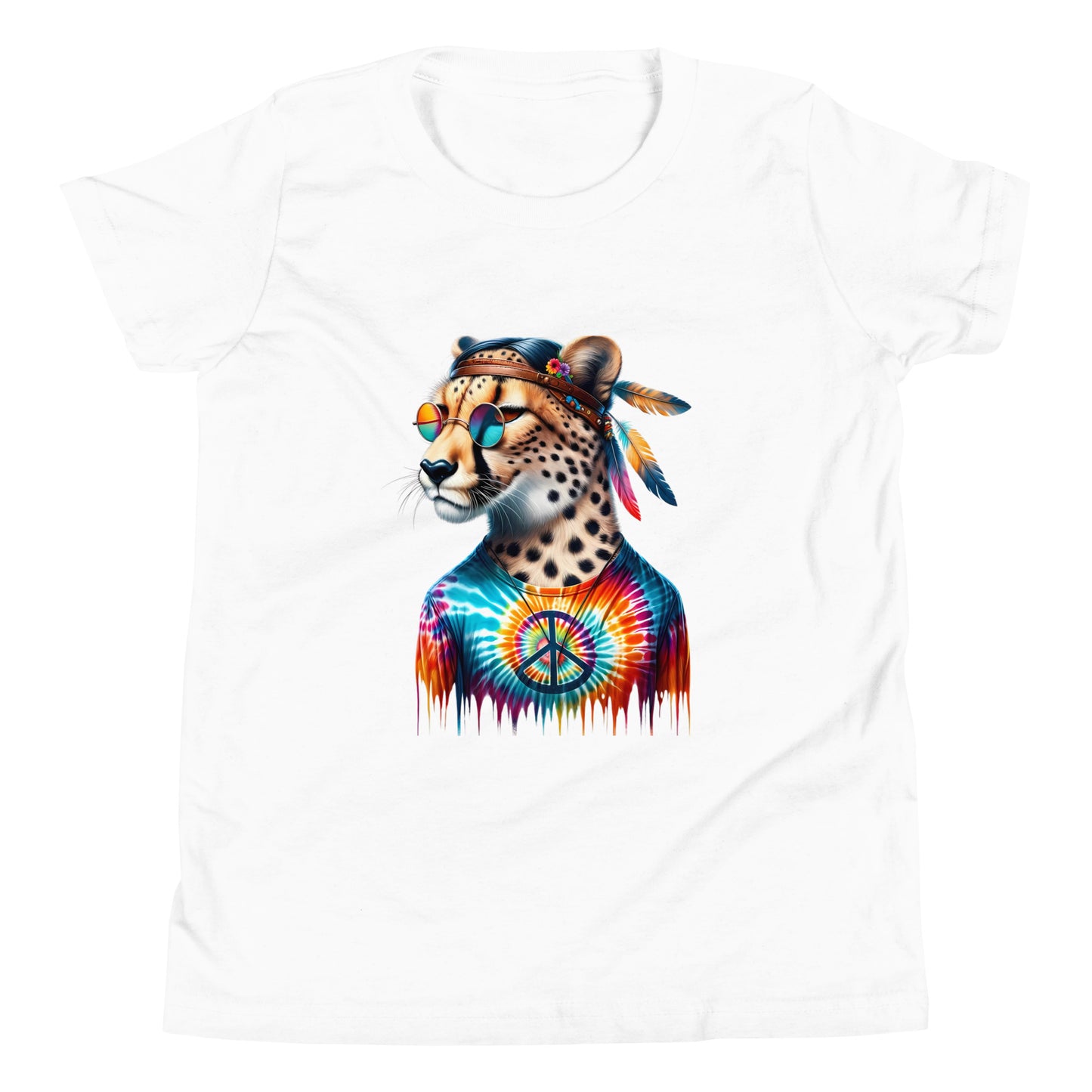 Cool Hippie Panther Youth T-Shirt