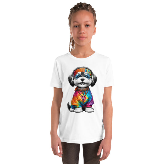 Psychedelic Pup Youth T-Shirt