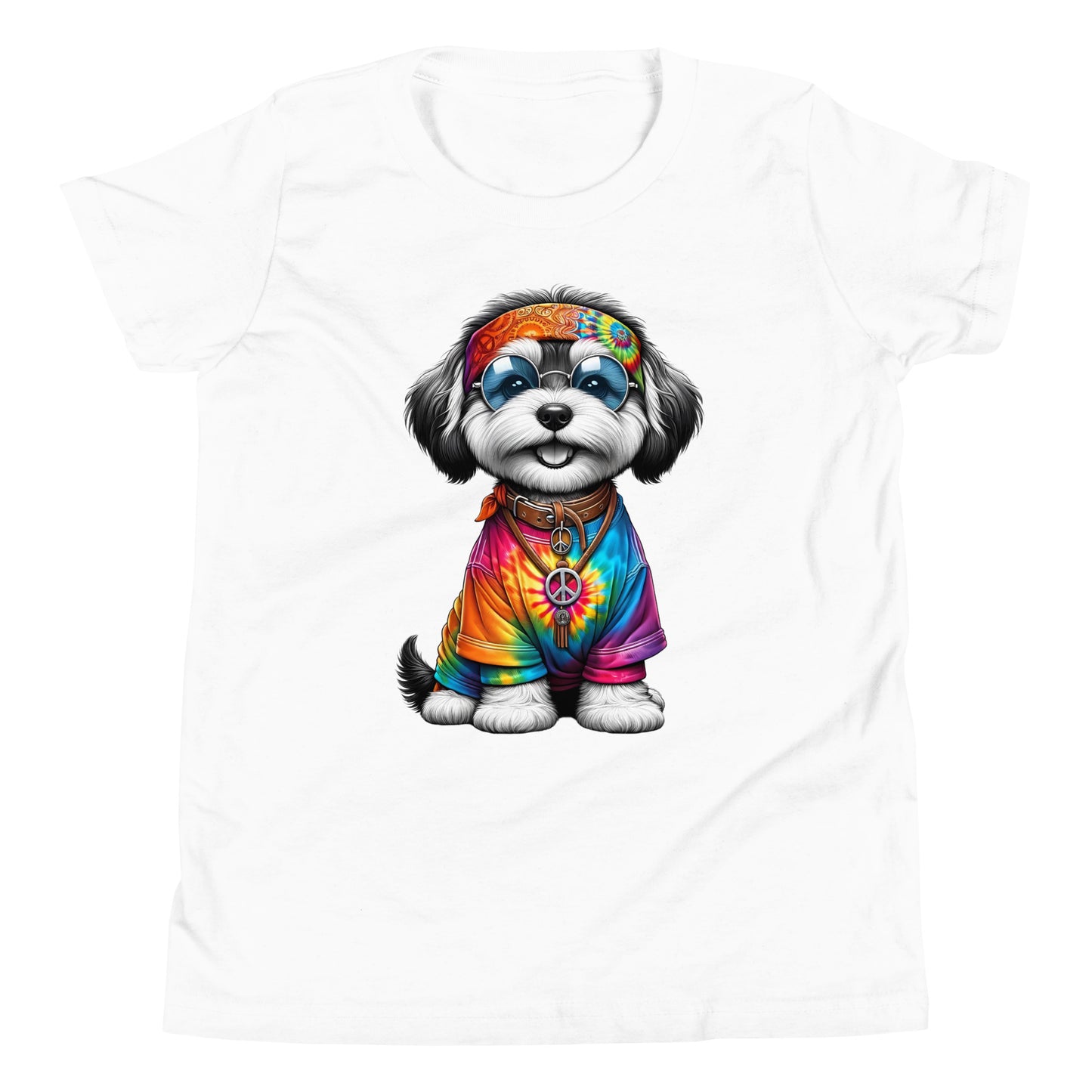 Psychedelic Pup Youth T-Shirt